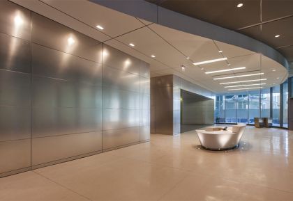 Stainless steel wall and pillar cladding